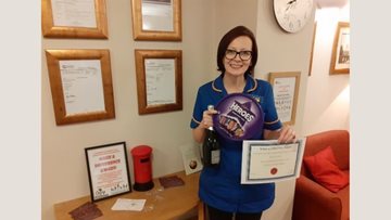 Harnham Croft Colleague awarded for making a difference